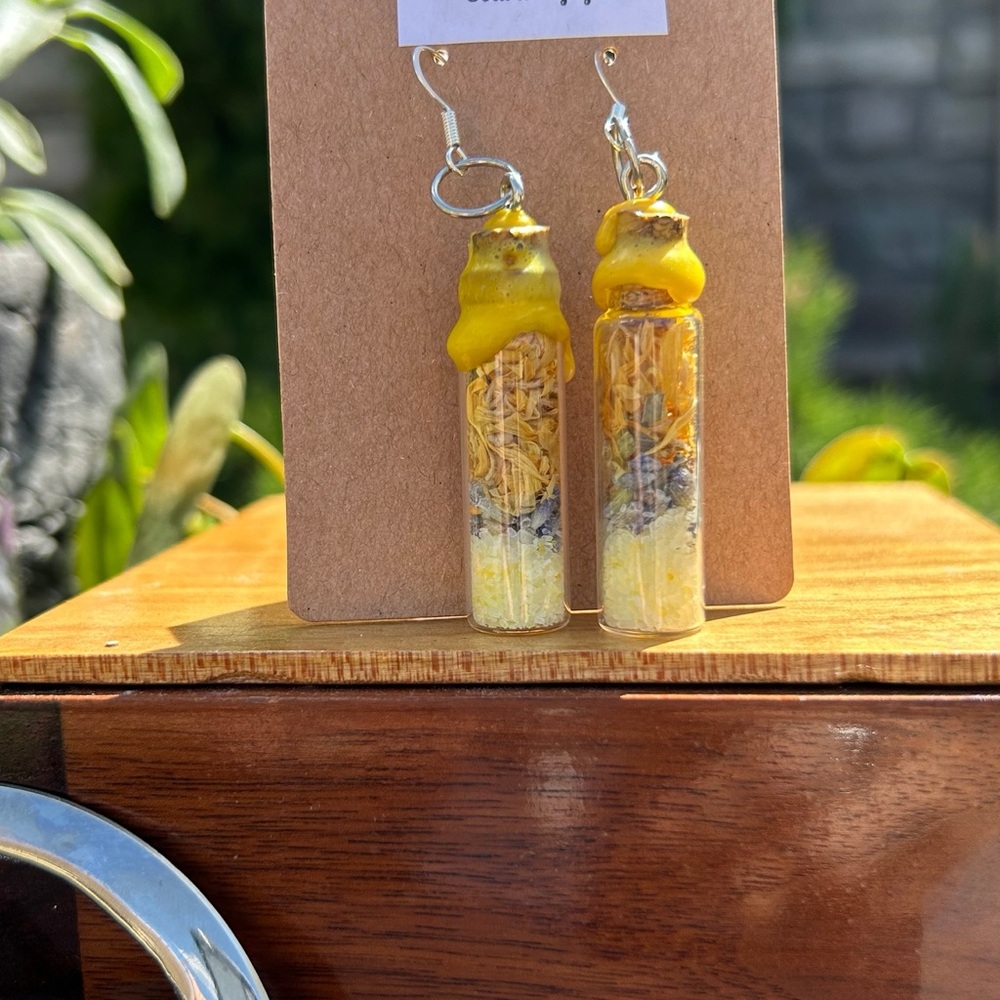 Happiness & Joy Spell Jar Earrings